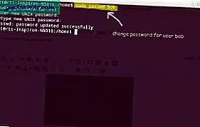 Füge das Löschen hinzu und ändere das Passwort für den Benutzer in Ubuntu