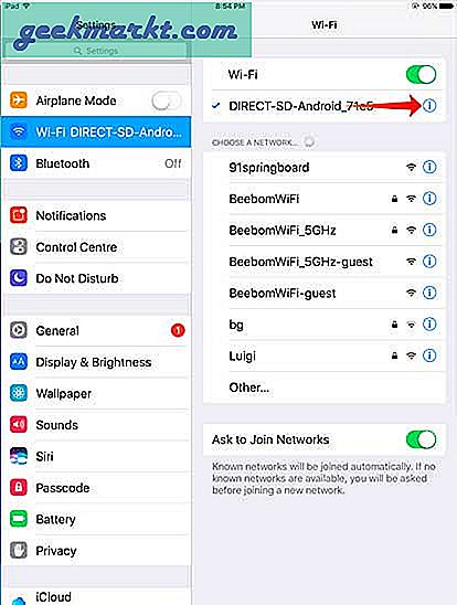 Denne enkle appen oppretter et WiFi-hotspot fra Android som allerede er koblet til WiFi. Trinnvis skjermbilde for Window, macOS, Android og iOS