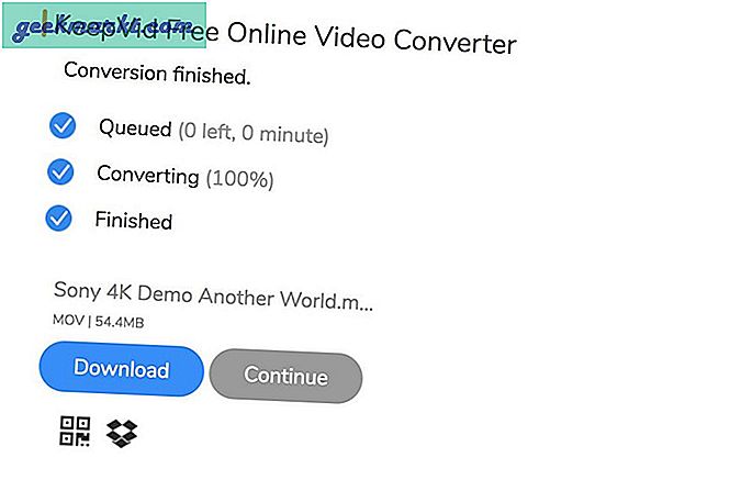 KeepVid Video Converter: Konverter hvilken som helst video mens du er på farten
