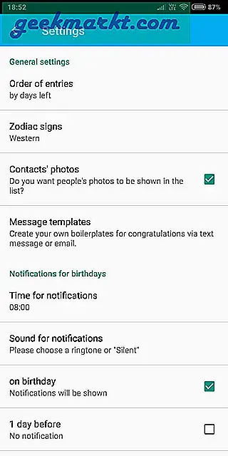 8 ứng dụng nhắc nhở sinh nhật tốt nhất cho Android và iOS