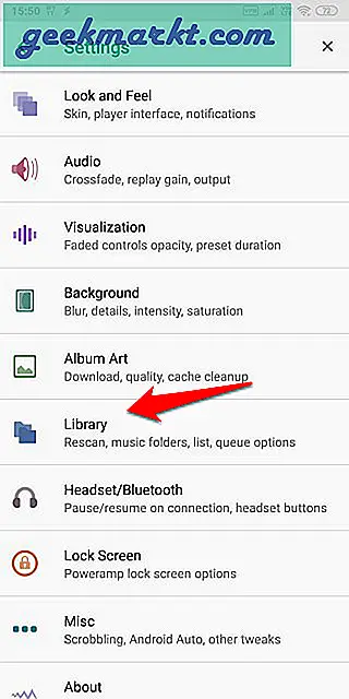 So verstecken Sie Audiodateien in Android Music Player-Apps