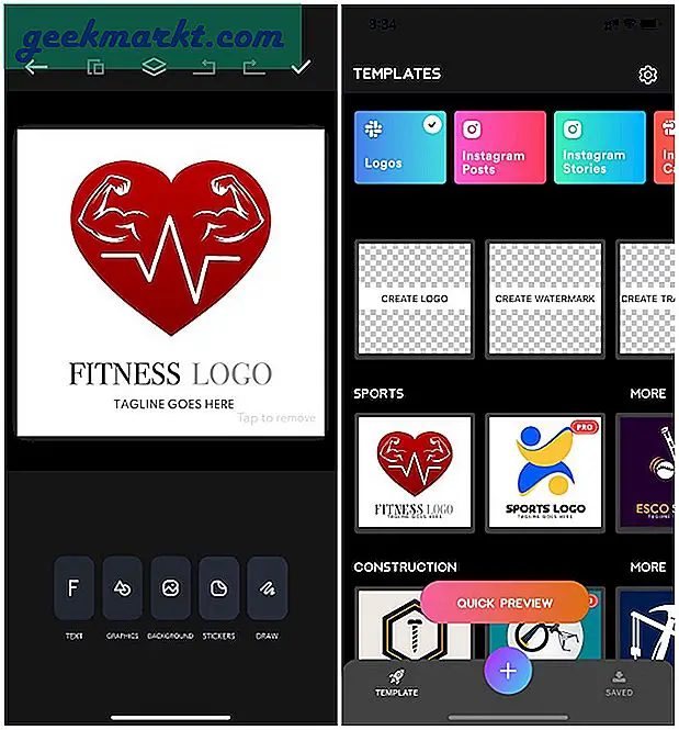 5 besten Logo Maker Apps für das iPhone zum Erstellen einer Marke