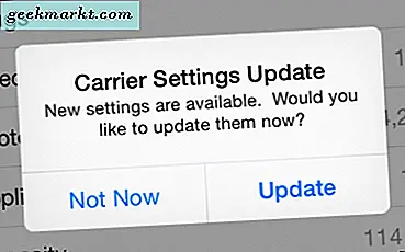 Was ist das "Carrier Settings Update" auf dem iPhone?