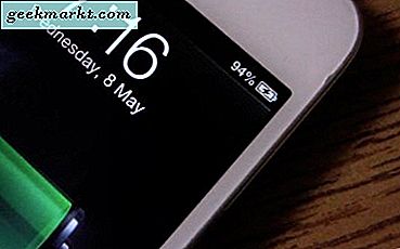 Hoe het resterende batterijpercentage op iPhone of iPad te tonen