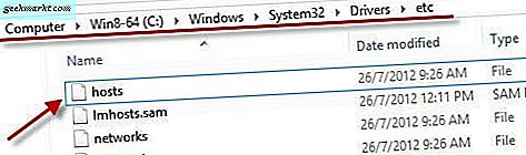 Het Hosts-bestand beheren in Windows 10