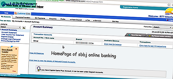 SBIonline Banking: Sådan overføres penge til anden bankkonto