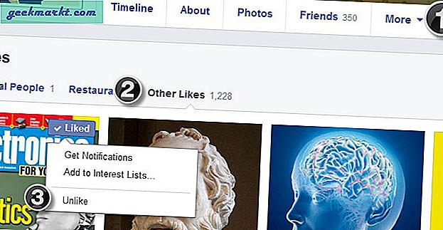 एकाधिक फेसबुक पेजों को जल्दी से अलग करने के 2 तरीके