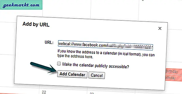 Sådan importeres Facebook-fødselsdage til Google Kalender 2014