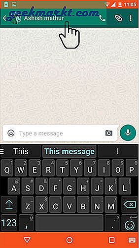 Nemt opsæt billede til din telefonkontakt ved hjælp af Whatsapp