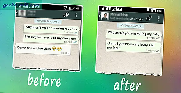 Hvordan fjerne blå flått på WhatsApp