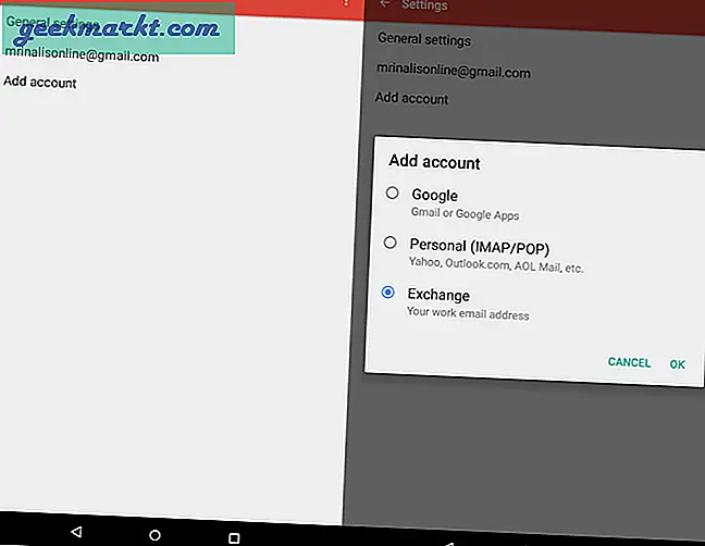Hier finden Sie eine Anleitung, wie Sie geschäftliche E-Mails zu Android hinzufügen können.