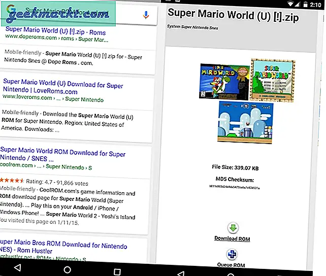 Sie können alte Retro-Spiele (wie Mario) auf Android spielen, indem Sie einen kostenlosen Android-Emulator verwenden und ROMs darauf laden.