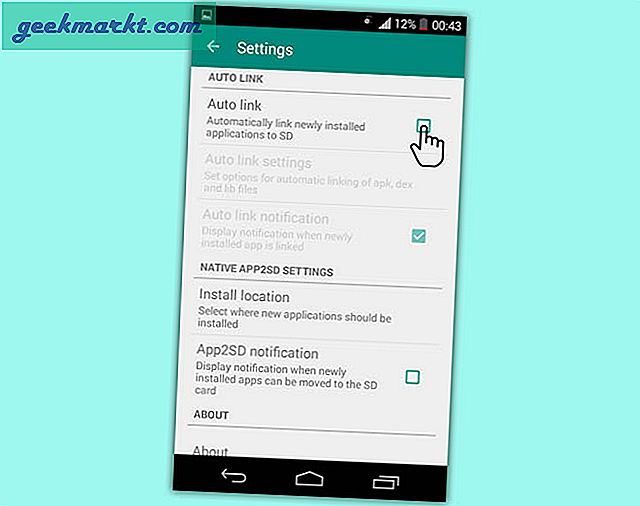 Verwendung von Link2SD zum Erweitern des internen Speichers von Android