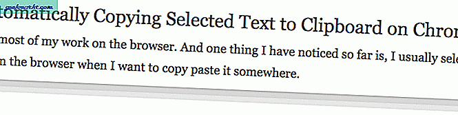 Ausgewählten Text automatisch in die Zwischenablage kopieren [Chrome]
