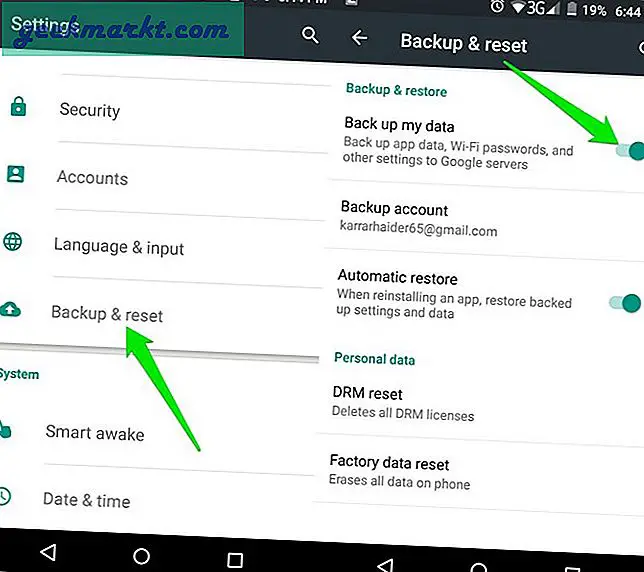 Sådan sikkerhedskopieres din Android-telefon og tablet (ingen rod)