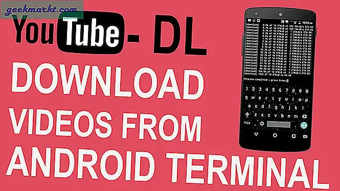 Download eventuelle videoer på Internettet med Android Terminal