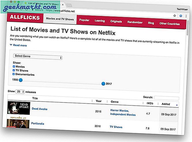 5 coole websites om goede films en tv-programma's op Netflix te vinden