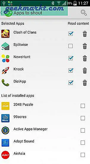 5 apps til at ændre og tilpasse Android Notification Center