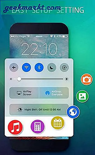 5 fantastiske Android-apps til at ændre og tilpasse Android-underretningscenter for at tilføje farve, skifte indstillinger, genveje og mere.
