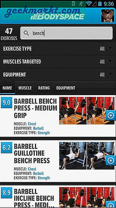 5 bedste Bodybuilding-apps til Android, der hjælper dig med at træne