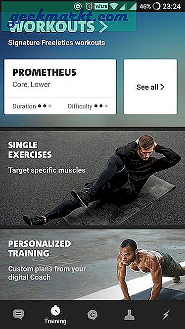 De 5 beste appene for kroppsbygging for Android som hjelper deg med å trene