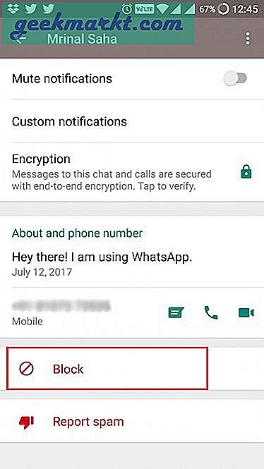 So entfernen Sie den Kontakt von WhatsApp, aber nicht vom Telefon