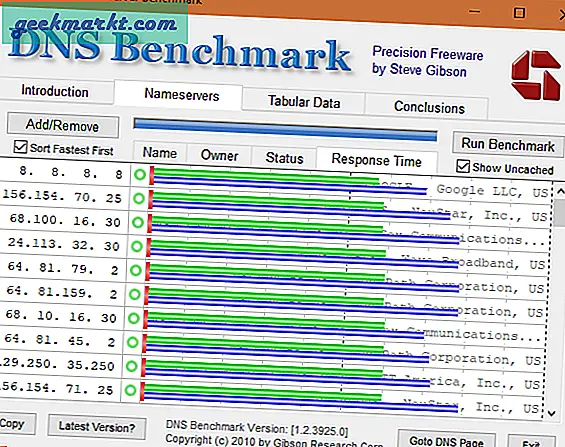 3 beste DNS-benchmarkingsverktøy for å finne den raskeste DNS-serveren
