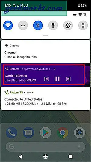YouTube Music fungerer i bakgrunnen, men bare med appen, denne opplæringen er en enkel løsning og viser deg hvordan du spiller YouTube-musikk i bakgrunnen.