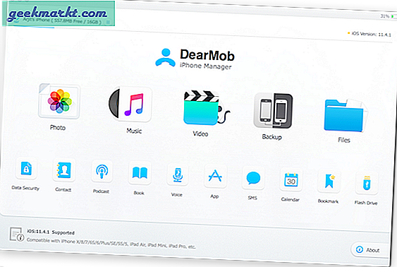 DearMob iPhone Manager Review: Et bedre alternativ til iTunes