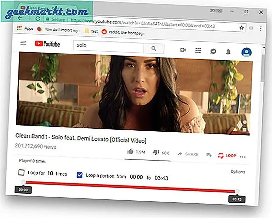 4 forskjellige måter å løkke YouTube-videoer på