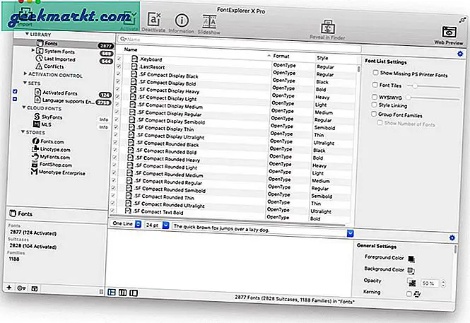 Bedste Font Manager til Mac - hvilken skal du bruge?