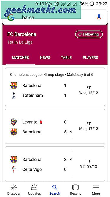 Beste voetbalscore-apps voor nieuwe voetbalfans (Android en iOS)