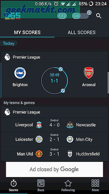 Beste Fußball-Score-Apps für neue Fußballfans (Android & iOS)