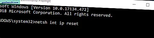 Tidak dapat terhubung ke internet? Salah satu cara untuk memperbaikinya adalah, dengan menyetel ulang alamat TCP / IP Anda. Cari tahu bagaimana melakukan ini pada OS yang berbeda.