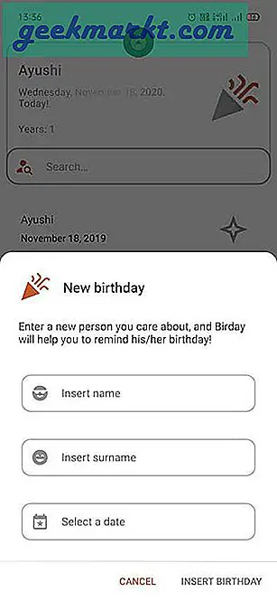 8 beste bursdagspåminnelsesapper for Android og iOS