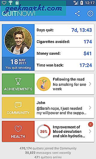 Vill du sluta röka i år? Här är några av de bästa sluta röka-apparna för Android och iOS för att återfå kontrollen över ditt liv, känslomässigt och hälsosamt.