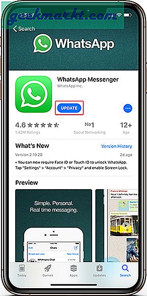 Hoe Touch ID en Face ID op WhatsApp in te schakelen
