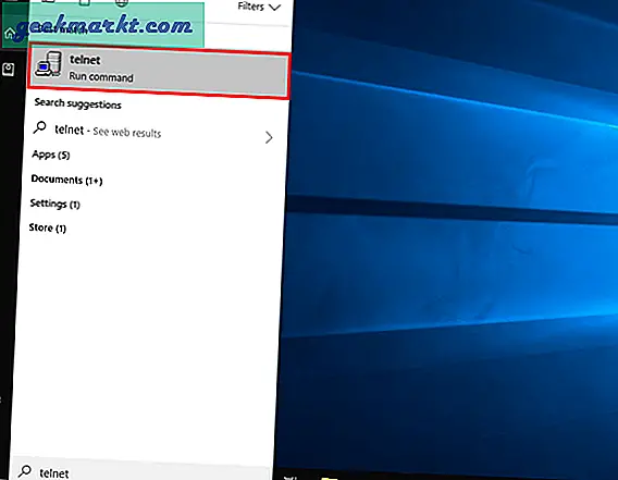 Microsoft heeft de Telnet-server verwijderd uit Windows 10, maar als u deze mist, kunt u deze als volgt krijgen op Windows 10 of Windows Server 2012 en hoger.