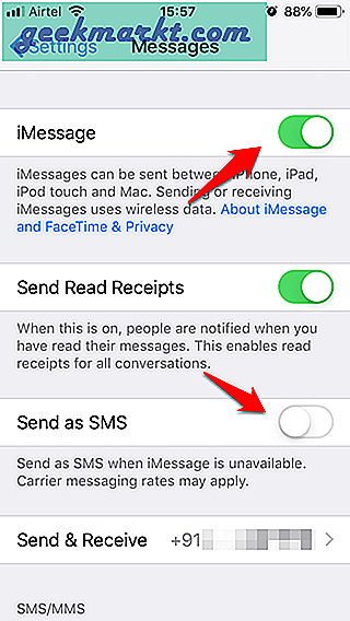 iPhone skickar inte textmeddelanden? Här är 12 sätt att fixa det