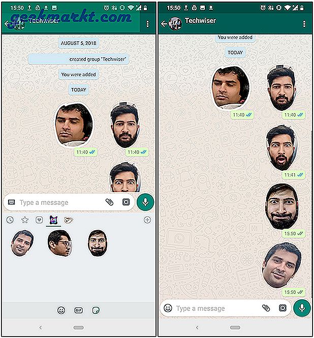 Sådan opretter du dine egne personlige klistermærker på WhatsApp (Android)