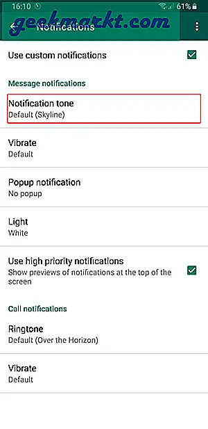 Cara Menyesuaikan Pemberitahuan untuk Setiap Kontak di WhatsApp