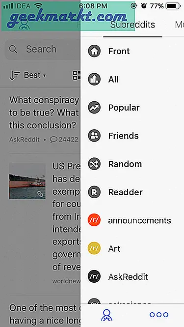 Android और iOS स्मार्टफ़ोन के लिए 10+ सर्वश्रेष्ठ Reddit ऐप्स