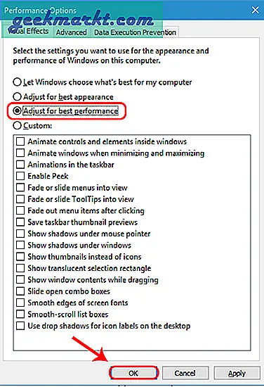 Vel, jeg skal ikke snakke om diskfragmentering, Pen Drive som RAM, etc. Dette er 9 sterke hacks for å forbedre Windows 10-ytelsen.