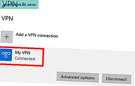Sådan konfigureres VPN på Windows 10