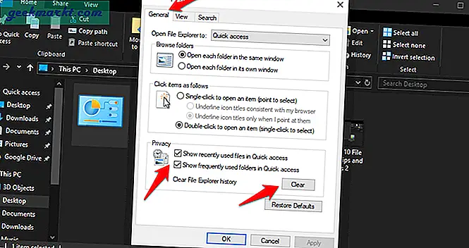 15 Windows 10 File Explorer Tips en trucs om het als een professional te gebruiken