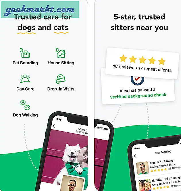 Beste hondenuitlaat-app om geld te verdienen en contact te maken met eigenaren van gezelschapsdieren