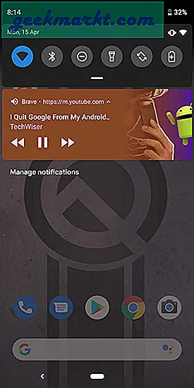Wie man YouTube im Hintergrund auf Android spielt (2019)