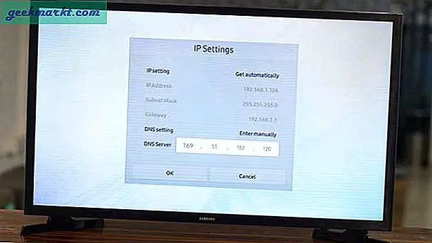 अपने सैमसंग स्मार्ट टीवी रनिंग Tizen OS पर DNS कैसे बदलें?