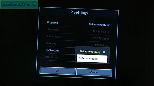 Ligesom de fleste enheder, der opretter forbindelse til internettet, kan du også ændre DNS på dit Samsung Smart TV, der kører Tizen OS. Lad os se hvordan.