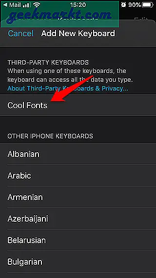 So installieren Sie benutzerdefinierte Schriftarten unter iOS 13 und iPadOS 13